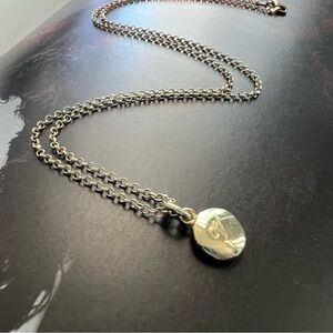 Elegant Gold-Tone Pendant Necklace